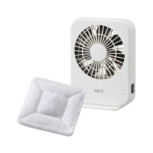 うさぎ、小動物用メーカー：ジェックス【エアグルーム】サイズ：約幅145×奥行66×高さ193mm（本体部のみ）■材質本体：ABSフィルター：PP、PE、活性炭、ポリエステル■仕様定格電圧/周波数：AC100V　50/60hz定格消費電力：L...