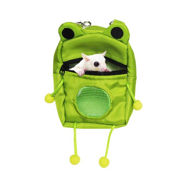 フクロモモンガ用メーカー：レインボーサイズ：約幅110×奥行65×高さ140mm(目を除く・ショルダー部分約125〜65mm)■素材　ナイロン、ポリエステル　　　　開閉部分ジッパー仕様※開封後、メッシュ部分のゴムの匂いを強く感じる場合がござ...