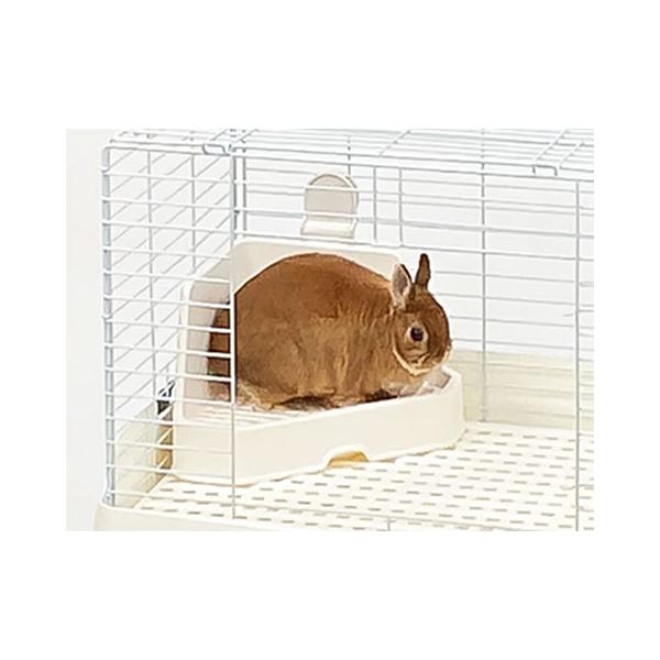 うさぎ用メーカー：サンコー（SANKO）サイズ：幅350x奥行260x高さ185mm■主な材質トレイカバー/トレイ：PPスライドジョイント/ロックナット：ABSシーツクリップ：POM