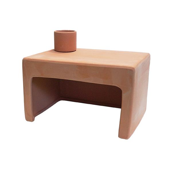 小型爬虫類、小型ペット用メーカー：ビバリアレップカルジャパンサイズ：約幅180×奥行130×高さ110mm■材質　テラコッタ