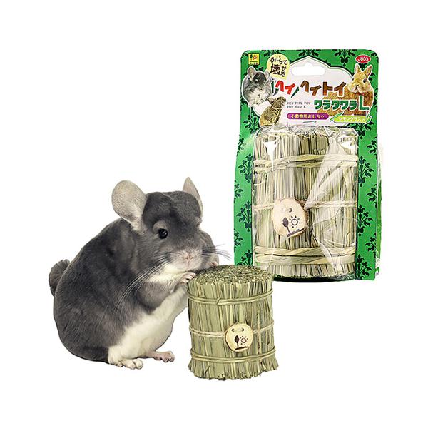 うさぎ、モルモット、プレーリー、チンチラ、デグーなど用メーカー：サンコー（SANKO）サイズ：直径約80×高さ約100mm■材質ネピアグラス、レモングラス、ニーム、麻※天然素材を使用しているため、太陽の光や時間の経過によって色が変化します。...