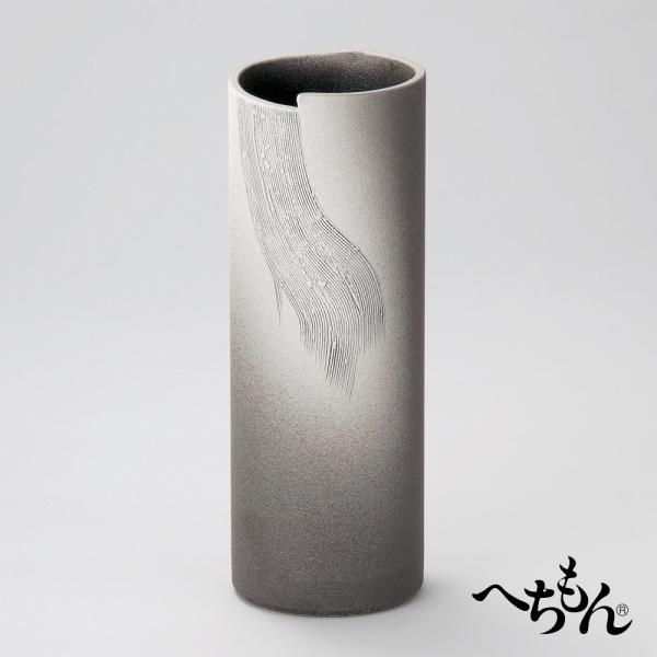 新品・未使用】傘立て 藍十草模様 へちもん 信楽焼 インテリア