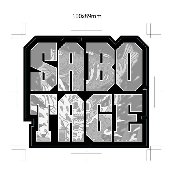 [BASSERS UNITED/�o�T�[�Y���i�C�e�b�h] SABOTAGE STICKER (code:BUM011)