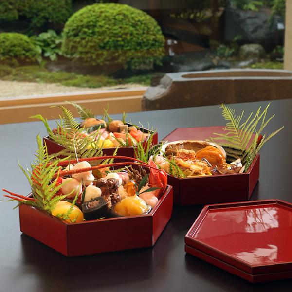 山田平安堂 漆器 山田平安堂 六角三段重 朱塗 重箱/漆器 : 漆器 山田平安堂 漆器 山田平安堂 六角三段重 朱塗 重箱/漆器 : 漆器