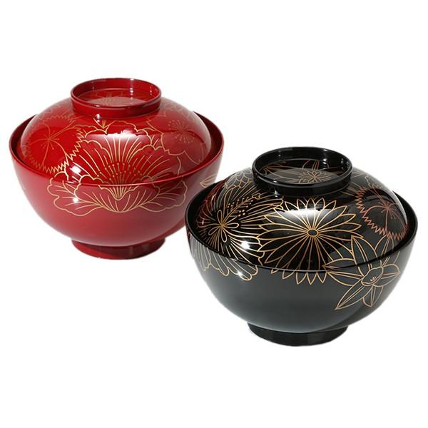 花丸蒔絵睦椀(2客) 【公式通販】