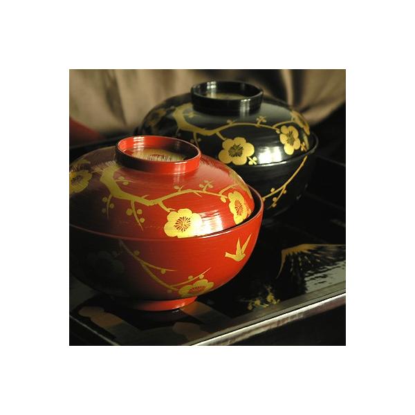 山田平安堂 『睦椀 鶯宿梅』 : 漆器 山田平安堂 - 通販 - Yahoo