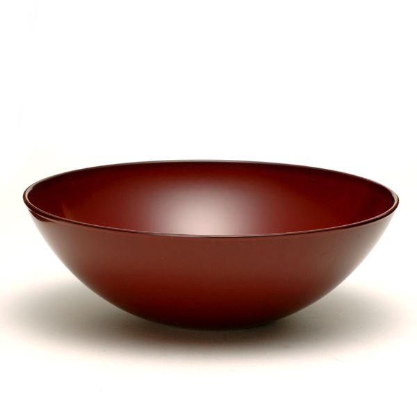 山田平安堂 サラダボウル 古代朱（小） : 漆器 山田平安堂 - 通販