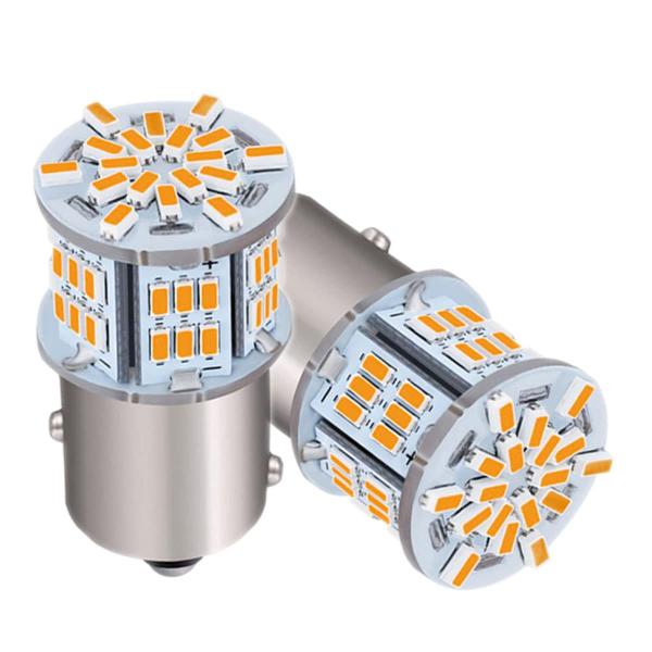 HooMoo 3014SMD（S25 P21W 1156 BA15S G18） LEDバルブ ウインカー 電球 S25 シングル 球 ピン角180° 車用 LEDランプ 54連SMD