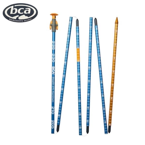 レジャー利用からプロの現場まで、最も選ばれているプローブ。BCAのすべてのプローブには、救助活動や積層観察（スノープロファイル）の際に見やすい「デュアルサイズ（2種類表記）」の目盛が採用されています。特にプロ仕様のアルミニウム製モデルには、...