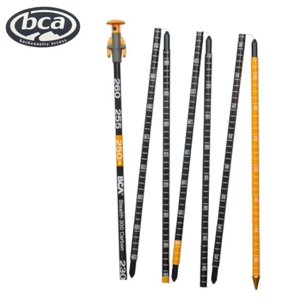 ステルス300カーボンアバランチプローブは、組み立て時のワイヤーのたわみや引っかかりを抑え、簡単に素早く組み立てることがが可能です。最大の特徴は折りたたみ時にセグメント（節）同士が重なり合う「入れ子式（ネスティング）」構造を採用。これにより...