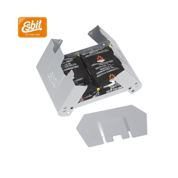 内部に固形燃料を収納でき頑丈でコンパクトに折りたためる固形燃料専用ストーブ。ポケットストーブ ミディアムWSはポケットストーブとポケットストーブ ラージの中間サイズで、ウインドシールドが付属し、燃料は固形燃料27gが2タブレット付属します。...