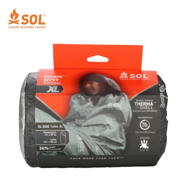 エスオーエル SOL エスケープヴィヴィ XL エマージェンシー 透湿 保温シュラフカバー 14020 SOL エスオーエル エスケープヴィヴィ XL エマージェンシー 透湿 保温