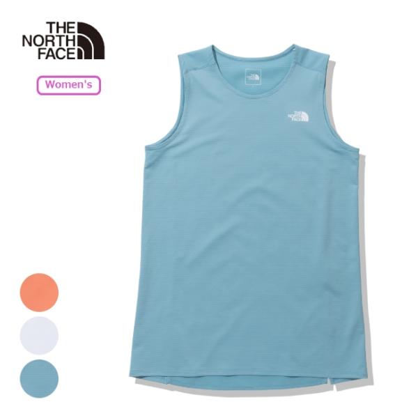 ザ・ノース・フェイス THE NORTH FACE スリーブレスハイブリッドベントロングクルー（レディース）S/L Hybrid Vent Long Crew ランニング タンクトップ NTW12385