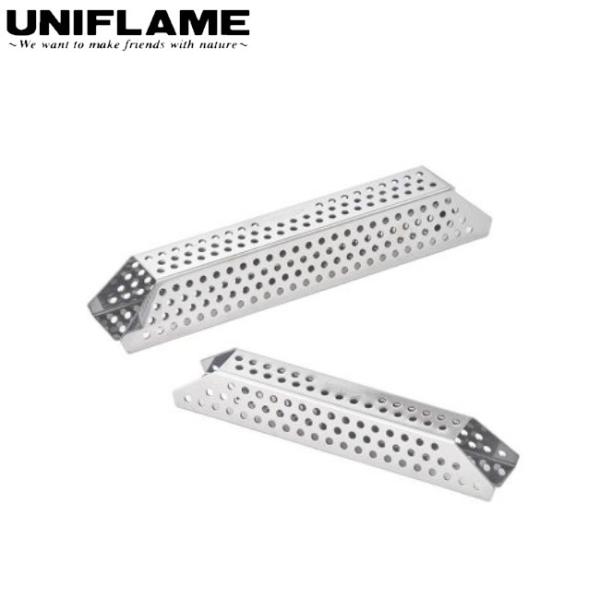 薪の間に空気の通り道を作って燃焼効率アップ焚き火台の大きさに合わせて使える大・小2個セット※必ず焚き火台から落下しない位置に配置し、寝かせてご使用ください。【POINT】・重ねて収納可能・小サイズは薪グリルsoloのロストルにピッタリ・大サ...