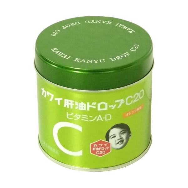 カワイ肝油ドロップC20 180粒 指定第2類医薬品　ゆうパケットパフ対応