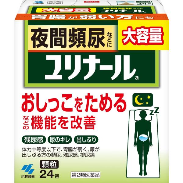 ９種類の生薬からなる清心蓮子飲（せいしんれんしいん）という漢方製剤です膀胱機能を改善し、おしっこをためられるようにして、頻尿などを改善していきます１日２回の服用で効きます