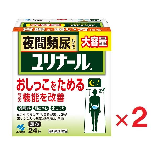 2個セットです９種類の生薬からなる清心蓮子飲（せいしんれんしいん）という漢方製剤です膀胱機能を改善し、おしっこをためられるようにして、頻尿などを改善していきます１日２回の服用で効きます