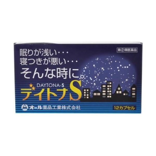●指定第2類医薬品です。用法用量を守って正しくご使用下さい。病的な原因がなくても一時的な環境変化やストレスにより，一過性の不眠症状になる場合があります。デイトナＳは「寝つきが悪い」，「眠りが浅い」といった一時的な不眠症状を訴える方のための睡...