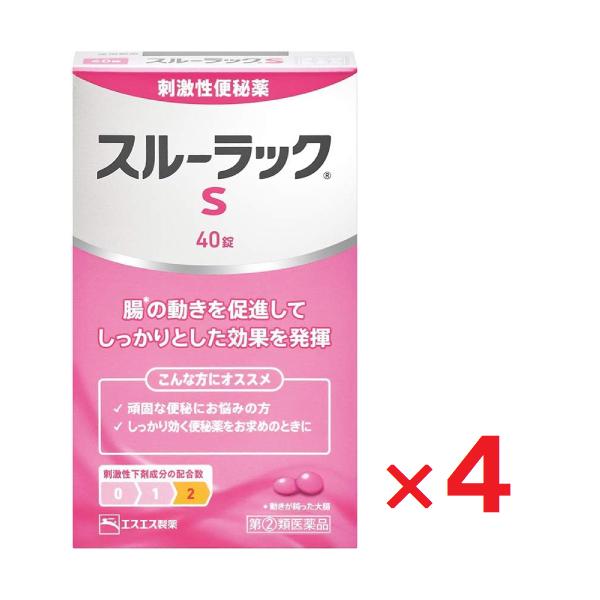 スルーラックS 40錠 ×4個 指定第2類医薬品