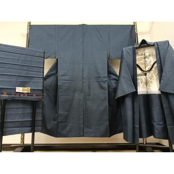 平和屋着物○極上 男性 本場大島紬 100亀甲 総詰め 逸品 未使用