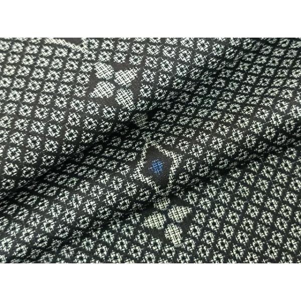 平和屋着物○本場大島紬 割り込み絣 正絹 逸品 AABF0578fy : 平和屋