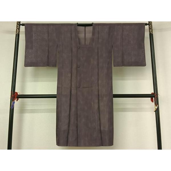 平和屋着物▽道行コート　スリーシーズン　春夏秋　塵除け　流水地紋　丹色　正絹　逸品　AABG1037jh 平和屋着物▽道行コート スリーシーズン 春夏秋 塵除け 菱紋紗 淡黄色
