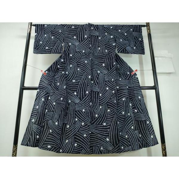 平和屋 着物 夏物 男性 浴衣 有松鳴海絞り 綿麻 平和屋着物∴夏物