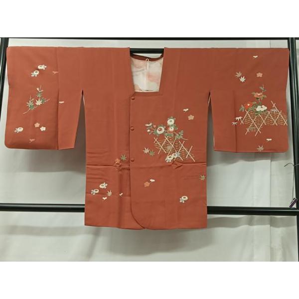 平和屋着物＃道行コート　雨コート　単衣　縞　ロング丈　正絹　逸品　CABE5295in 楽天市場】平和屋着物□道行コート 草花文 黒地 ロング丈 正絹 逸品