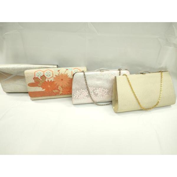 平和屋着物●和装小物　和装バッグ　ハンドバッグ　草花文　金銀糸　帯地使用　逸品　AABH6745ay 平和屋着物○和装小物 和装バッグ ハンドバッグ 草花文 金銀糸 帯地