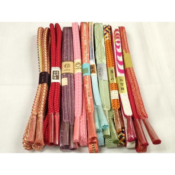 平和屋着物●和装小物　帯締め20本セット　高麗組　笹浪組　唐組　奈良組　飾り玉　金糸　逸品　DAAU7828zzz 平和屋着物○和装小物 帯締め20本セット 高麗組 笹浪組 唐組 奈良組