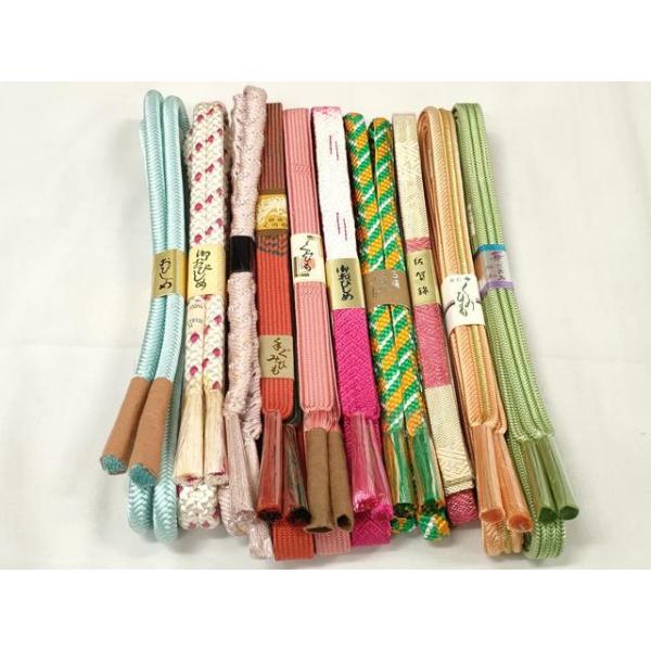 平和屋着物○和装小物 帯締め10本セット 銀座くのや 手組紐