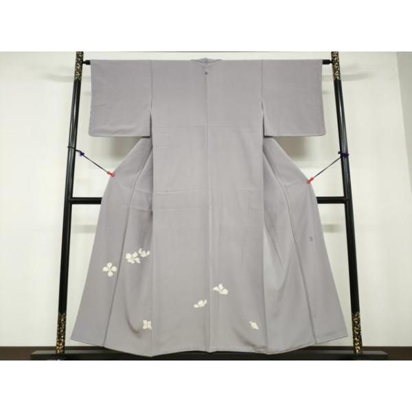 平和屋着物●京加賀糸目友禅作家 山崎巌 色留袖 舞花文 正絹 逸品 DABB0563ud