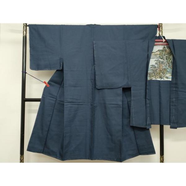 紬　男物アンサンブル(新品) 新品 和達人 男 紬 アンサンブル 2点セット Mサイズ 正絹 着物 羽織 紬