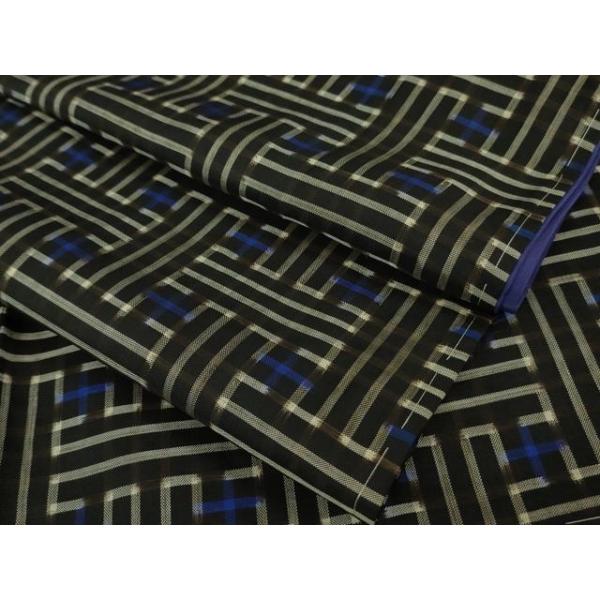 平和屋本店■希少　本場大島紬　龍郷絣　秋名バラ　逸品　DZAA5589kh5 平和屋着物□希少 本場大島紬 龍郷絣 秋名バラ 逸品 未使用