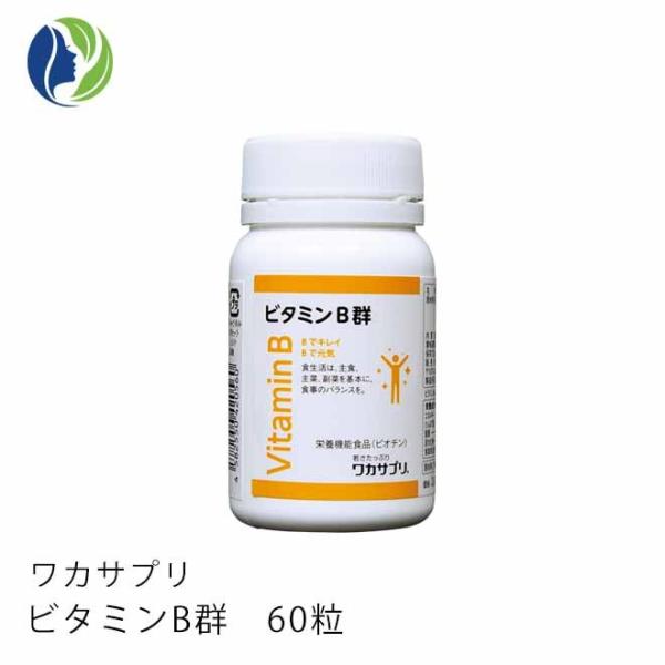 他サイト： サプリメント ワカサプリ ビタミンB群 60粒 約1ヶ月分　健康 ビタミン不足の商品画像