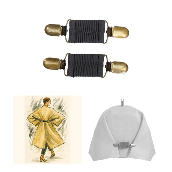 ★写真のクレート本体、クレートカバーは含みません。クリップ2個のみです。※Helen'sのカバーをご購入でなく、クリップだけのご購入もOKです。Helen's 通年用クレートカバー、冬用キャリーカバーブランケットの裾の広がりを防止します。ク...