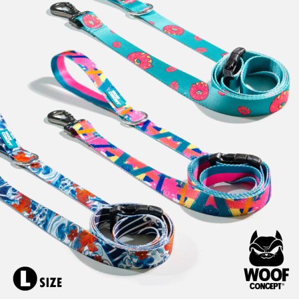 WOOF CONCEPT リード 首輪セット 大型 犬 リード WOOF CONCEPT リード Lサイズ 全3種 シグネチャー