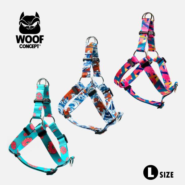 首輪・ハーネス・リード WOOF CONCEPT Aqua Cosmopolitan Leash M 犬用 胴輪 WOOF CONCEPT ハーネス Lサイズ 全3種 ペット用品 犬
