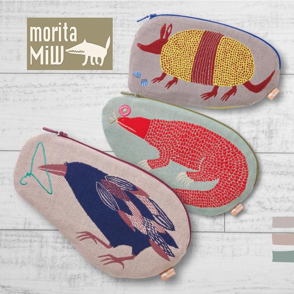 ポーチ 小物入れ / moritaMiW MiWポーチ 全3種 コモドドラゴン カラス