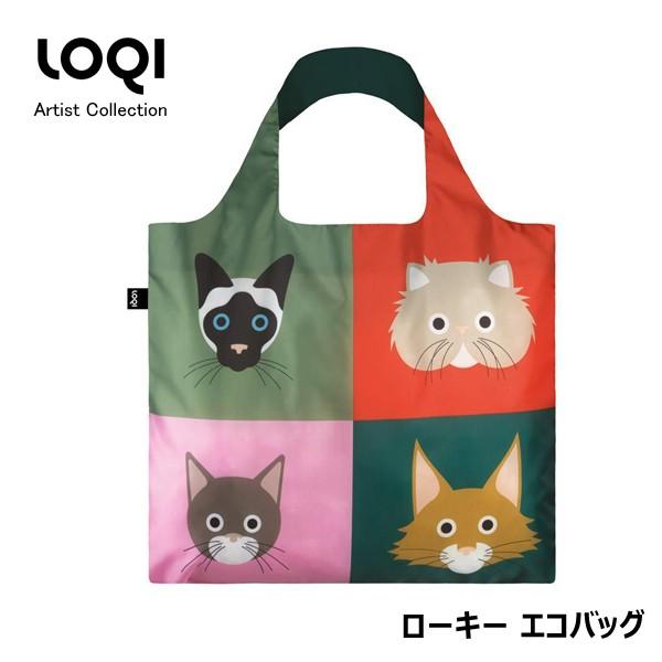 エコバッグ 折り畳み ローキー Loqi Artist Collection Sc Ca Cats Loqi Sc Ca 町の小さな雑貨屋さんアポン Apoml 通販 Yahoo ショッピング