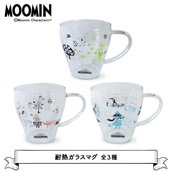 爆買 ／マグカップ （ムーミン）耐熱ガラスマグ 全3種 : 町の小さな