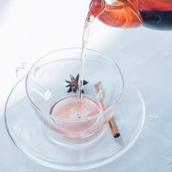 Hario ハリオ 耐熱 ティーカップ 230ml 激安格安割引情報満載 Amp ソーサー Tcsn 1t