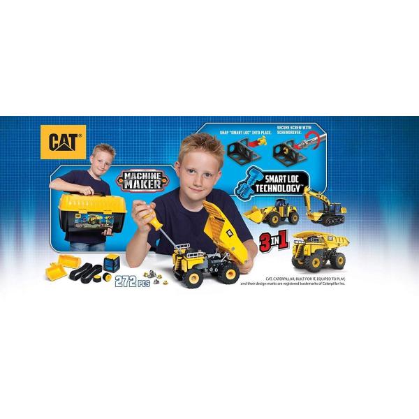 Cat 激安格安割引情報満載 R マシーンメーカー チャレンジ組み立てセット C 3in1