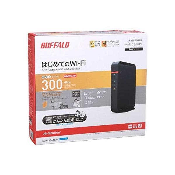 Buffalo Qrsetup 11n G 300mbps B Whr 300hp2 無線lan親機 国産品