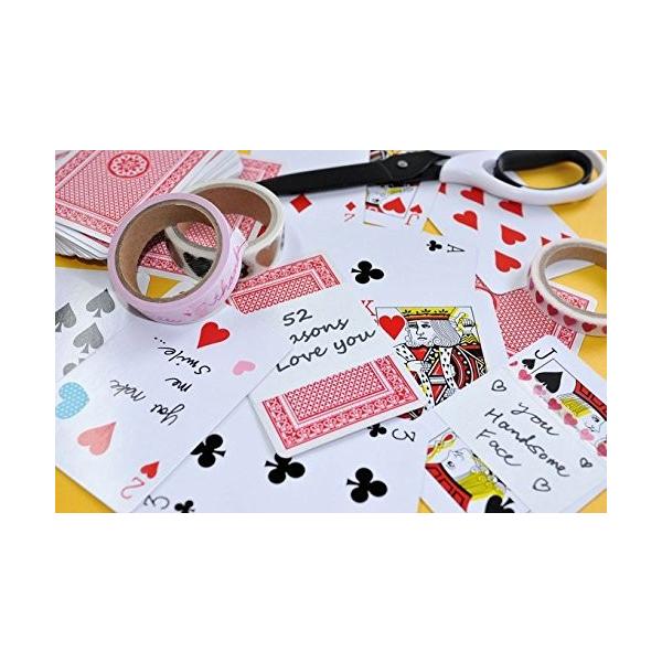 Edenトランプラブレター 用 パンチ穴加工済み トランプ 通常サイズ リング付 あなたの