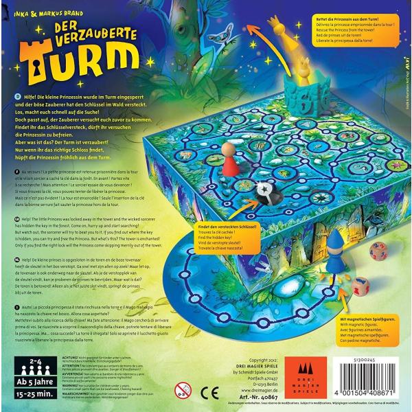 お姫様を助けるのは誰だ Der Verzauberte Turm Drei 実物 Magier Kinderspiel