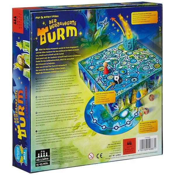 お姫様を助けるのは誰だ Der Verzauberte Turm Drei 実物 Magier Kinderspiel