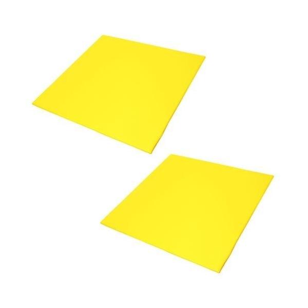 キッズコーナー キッズブロック 待合室 キッズブロック フロア 2枚組 イエロー 40 2 S1 Pindo