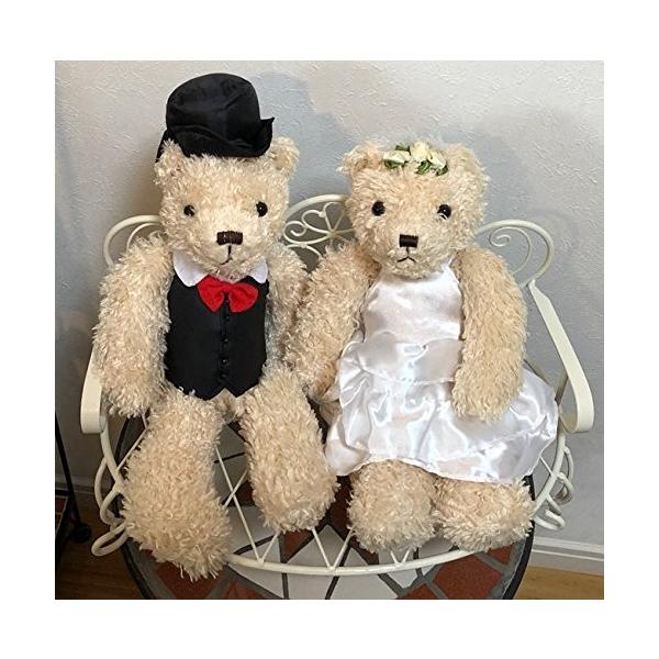 もこもこくたくたのウェディングベア 70 Offアウトレット 完成品 結婚式 ウェルカムドールapr