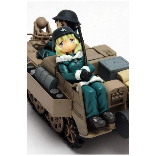 スピード対応 全国送料無料 プラッツ 少女終末旅行 ケッテンクラート W チトamp ユーリ 1 35スケール Glt 01 プラモデル フィギュア2体セット